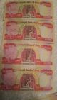 Iraqi Dinar 25,  000 X 4 Bills $100,  000 Crisp. Middle East photo 1