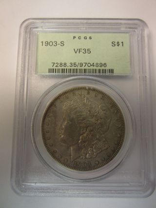 1903 S Morgan Silver Dollar Pcgs Vf35 photo