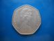 Large World Coin Great Britain United Kingdom Uk 50 Pence,  1969 UK (Great Britain) photo 1