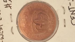 Danish West Indies Cent,  5 Bit,  1905 photo
