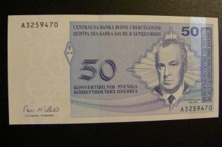 Bosnia And Herzegovina 50 Pfennig 1998 Crisp Unc photo