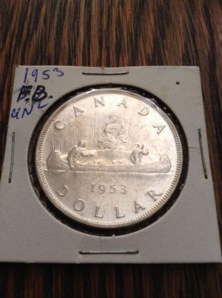 1953 Canada Dollar Unc Fb photo