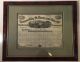 1904 Kansas City St.  Louis And Chicago Railroad Company Stock Certificate Framed Transportation photo 9