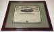 1904 Kansas City St.  Louis And Chicago Railroad Company Stock Certificate Framed Transportation photo 1