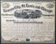 1904 Kansas City St.  Louis And Chicago Railroad Company Stock Certificate Framed Transportation photo 2