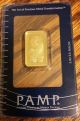 10 Gram Gold Bar - Pamp Suisse (in Assay) Gold photo 2