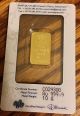 10 Gram Gold Bar - Pamp Suisse (in Assay) Gold photo 3