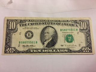 1995 $10 Bill photo