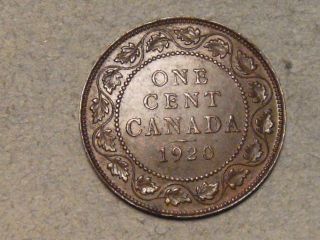 1920 Canadian Large Cent (s,  H To Canada) 2811b photo