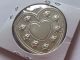 1 Oz.  999 Fine Silver Heart Shaped Rose Art Round Bar 31.  1 Grams One Ounce Pamp Silver photo 3