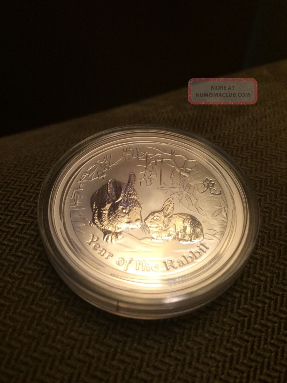 2011 Perth Year Rabbit Series Ii Bu Gem 1 Oz