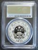 2013 China Silver Lunar Year Snake 1 Oz Coin Pcgs Pr69 Dcam Milky Spots China photo 1