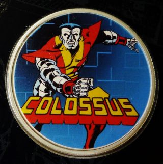 Colossus From Marvel Comics 0.  7 Oz.  999 Fine Silver Coin Round photo
