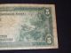 1914 Five Dollar Federal Reserve Note $5 Blue Seal Large Currency Richmond Large Size Notes photo 7