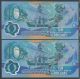 Zealand 2000 $10 X 2 Commemorative Note For The Millennium Unc Australia & Oceania photo 1