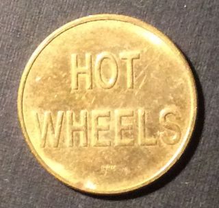 Hot Wheels Brass Token No Cash Value photo