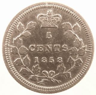 1858 Canada Five Cent Small Date Variety Details photo