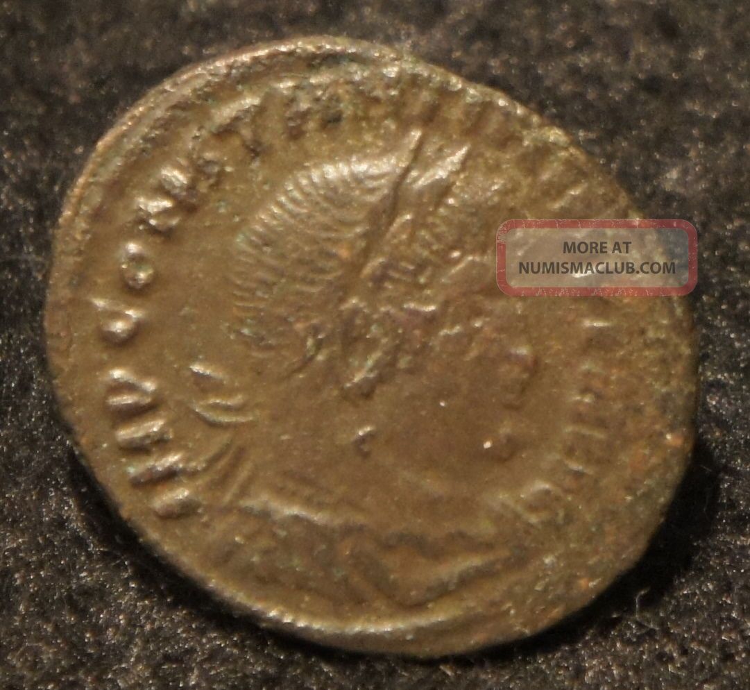 Constantine I 314 A. D. Bronze Ae Follis Collectible Old Roman ...