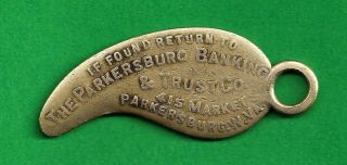 Parkersburg Wv,  Banking & Trust Co.  Key Tag,  415 Market St. ,  Box Number On Back photo