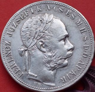 1889 Austria/hungary Empire 1 Forint 