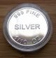 1/10oz.  999 Fine Silver Coin - Grizzly Bear In Capsule Silver photo 1