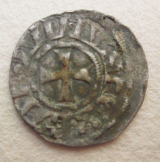Crusader Silver Coin Baldwin Iii Jerusalem Archaeology photo
