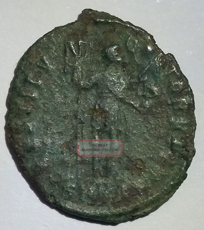Ancient Roman Bronze Coin Valens 364 - 378 Ad Restitvtor Reip