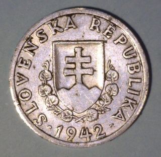 Slovakia 20 Halierov 1942 Extremely Fine Aluminum Coin photo