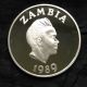 Zambia 10 Kwacha Silver Proof,  1989,  Save The Children Africa photo 1