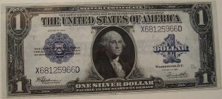 1923 U.  S.  - Silver Certificate - Large Note - One Dollar - Fr - 237 photo