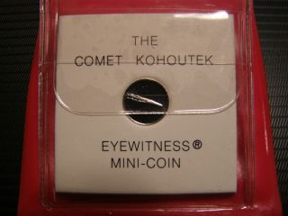Franklin 1974 Comet Kohoutek 1.  5 Gram Pure Platinum Mini - Coin W/coa photo