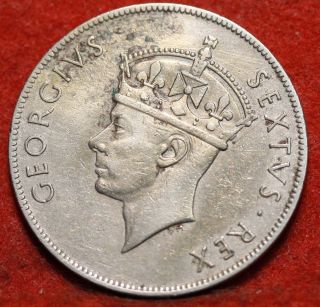 Circulated 1949 East Africa Shilling Foreign Coin S/h photo
