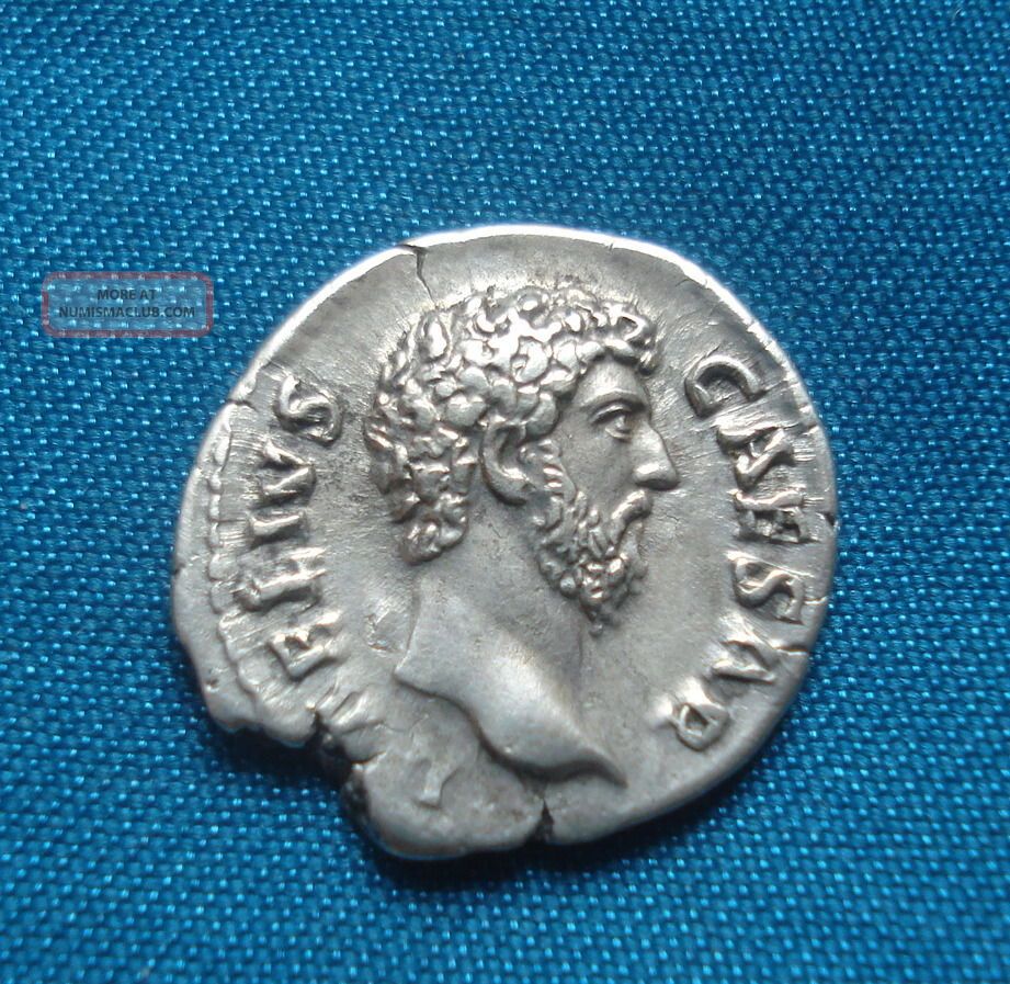 Aelius Ar Denaeius,  Roman Silver Coin Coins: Ancient photo