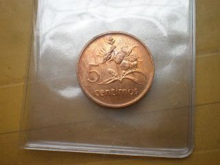 1975 Mozambique 5 Centimos Unc Coin,  Rare photo