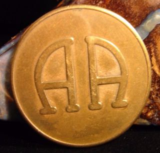 Alcoholics Anonymous Aa Recovery Sobriety Bronze Medallion Chip Coin Token Cz photo