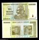 Zimbabwe 10 Trillion Dollars Aa / 2008 20 & 50 & 100 Trillion Series Money Bill Africa photo 1