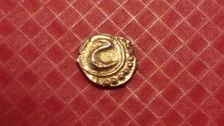 India Mysore Ad 1782 - 1799 Gold Fanam - Tipu Sultan - Unc Coin Stk T1 photo