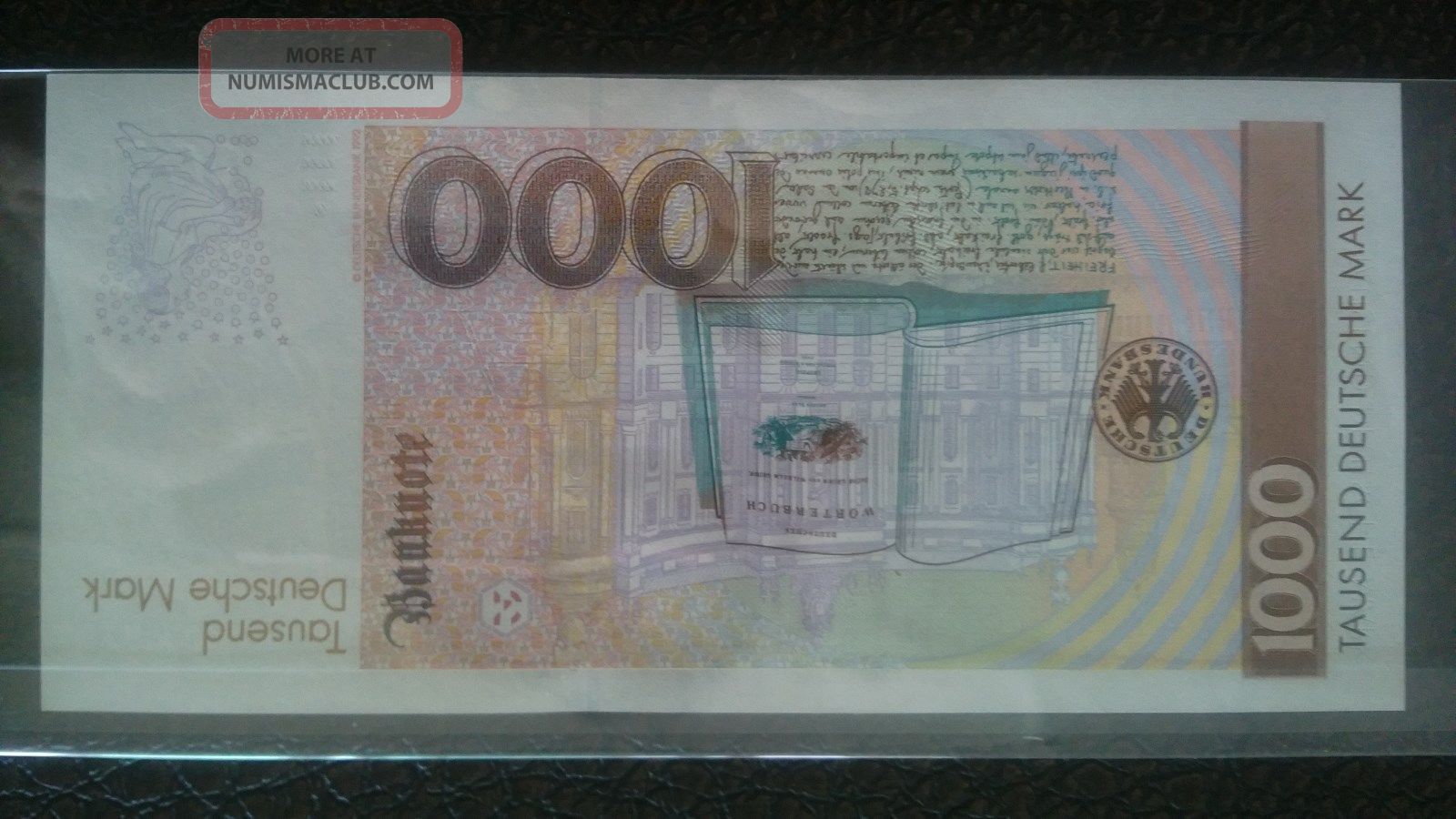 1993 Germany 1000 Dm Unc 