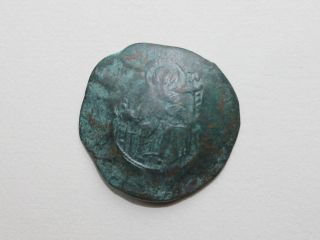 Isaac Ii Angelus.  1185 - 1195 Ad.  Ae Tetarteron.  Byzantine Coin,  Constantinople Mi photo