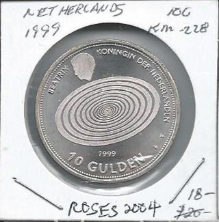 1999 Netherlands 10 Gulden Km - 228 photo