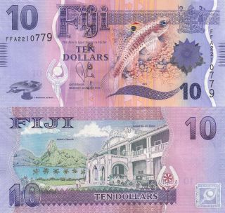 Fiji 10 Dollars (2013) - Flora & Fauna Issue/p116 photo