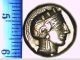 2rooks Greek Greece Attica Athens Drachm Coin Athena Helmet / Owl Olive Spray Coins: Ancient photo 1