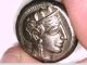 2rooks Greek Greece Attica Athens Drachm Coin Athena Helmet / Owl Olive Spray Coins: Ancient photo 6