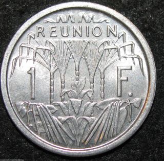 Reunion Franc 1948 Africa World Coin (combine S&h) Bin - 1339 photo