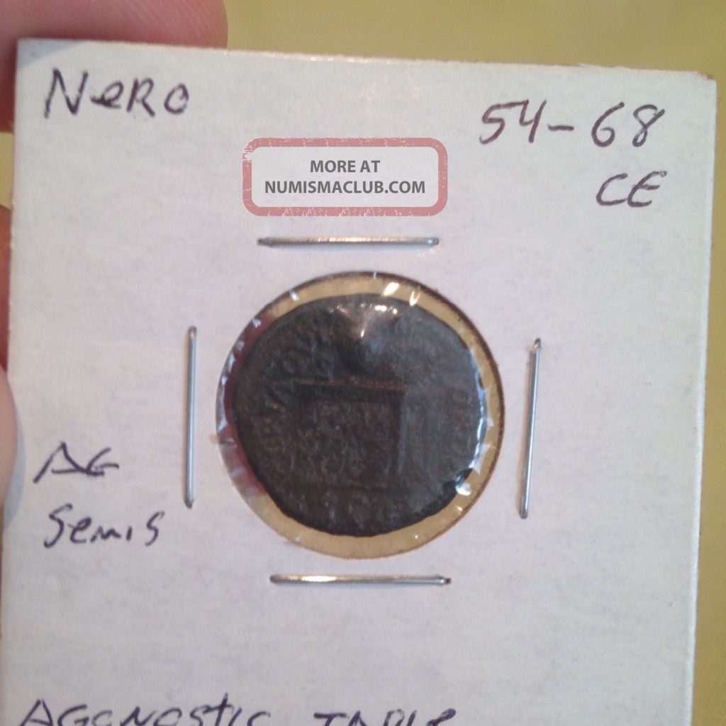 Nero Ancient Roman Coin