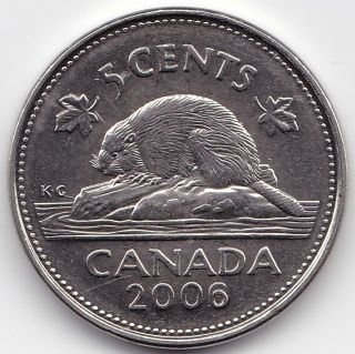 2006l Canada 5c Coin - Short Raised Line From G In K.  G To Log,  Should Be A Variety photo