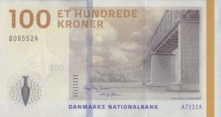 Denmark 100 Kroner P - 66 Banknote Uncirculated photo