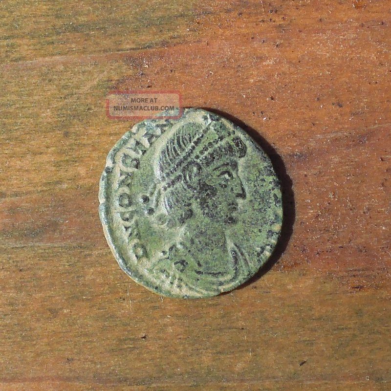 Constantius Ii Ae3 Roman Bronze Coin Falling Horseman - Nicomedia