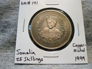 Somalia 25 Shillings 1999 100th Birthday British Queen Mother Km 141 photo