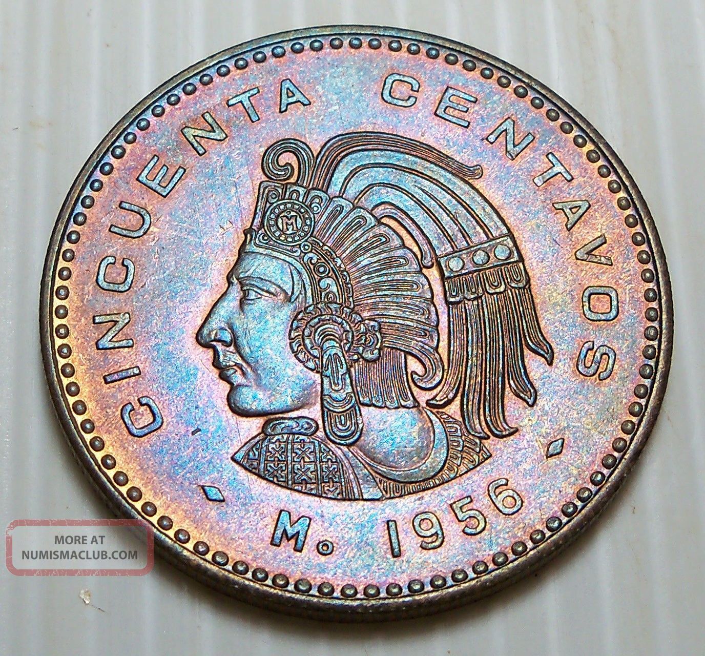 Mexico - 1956 50 Centavos - Km450